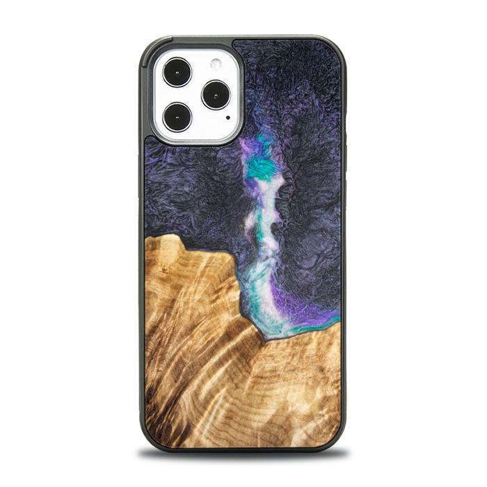 iPhone 12 Pro Max Resin & Wood Phone Case - SYNERGY#C7