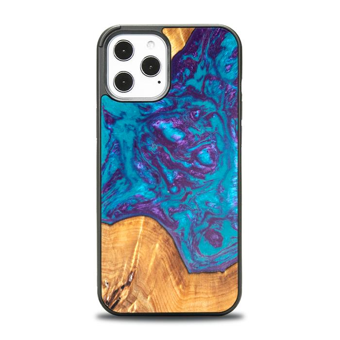 iPhone 12 Pro Max Resin & Wood Phone Case - Synergy#B28