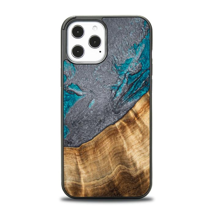 iPhone 12 Pro Max Etui na telefon z żywicy i drewna - Synergy#C45