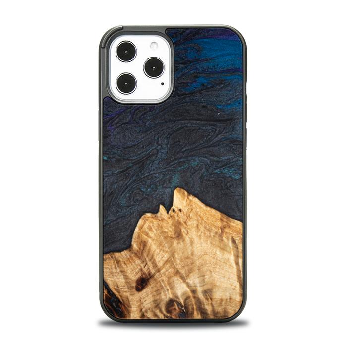 iPhone 12 Pro Max Resin & Wood Phone Case - Synergy#C5