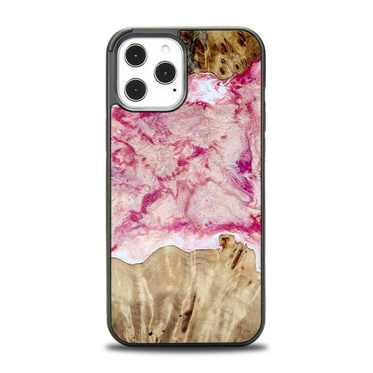 iPhone 12 Pro Max Resin & Wood Phone Case - Synergy#D101
