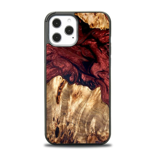 iPhone 12 Pro Max Handyhülle aus Kunstharz und Holz - Synergy#D121