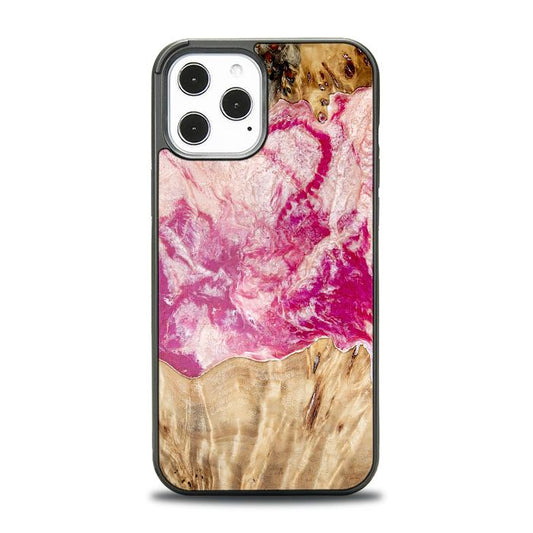 iPhone 12 Pro Max Resin & Wood Phone Case - Synergy#D123