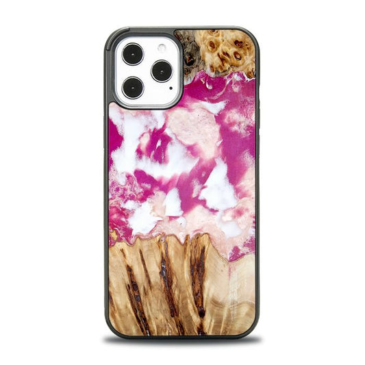 iPhone 12 Pro Max Resin & Wood Phone Case - Synergy#D124