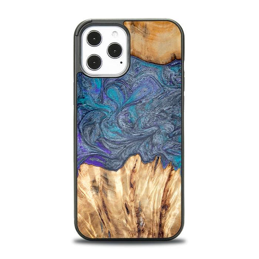 iPhone 12 Pro Max Handyhülle aus Harz und Holz - Synergy#D132