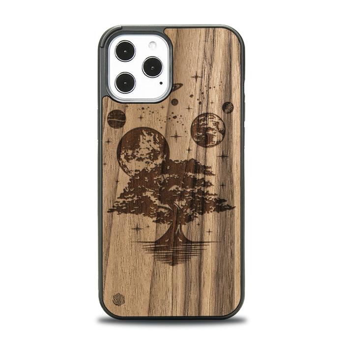 iPhone 12 Pro Max Wooden Phone Case - Galactic Garden