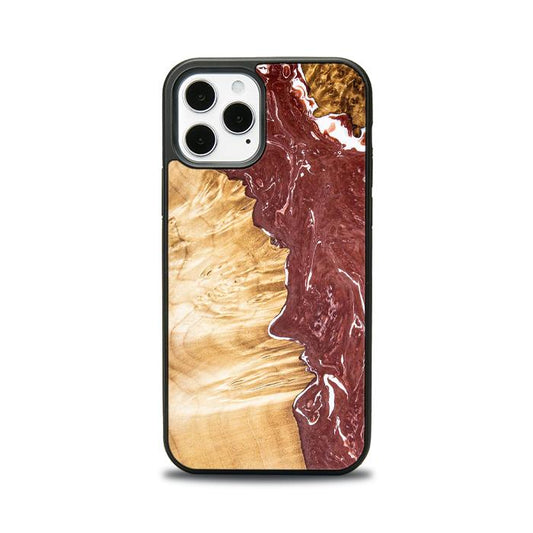 iPhone 12 Pro Handyhülle aus Kunstharz und Holz - SYNERGY#316