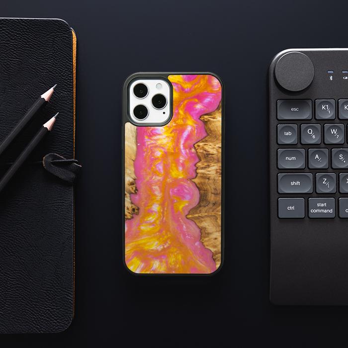 iPhone 12 Pro Etui na telefon z żywicy i drewna - SYNERGY#A20