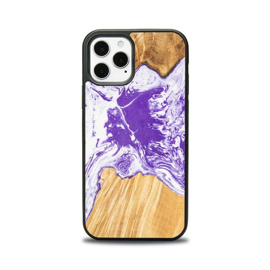 iPhone 12 Pro Etui na telefon z żywicy i drewna - SYNERGY# A80