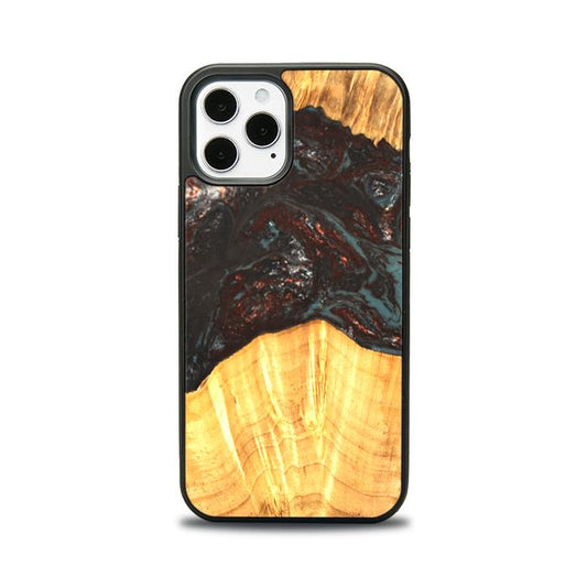 iPhone 12 Pro Handyhülle aus Kunstharz und Holz - SYNERGY#B42