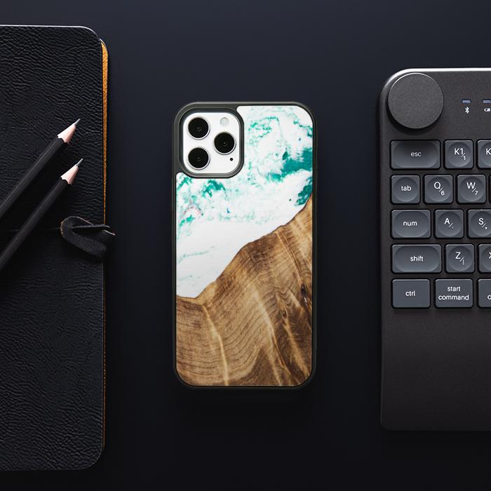 iPhone 12 Pro Etui na telefon z żywicy i drewna - SYNERGY#C14