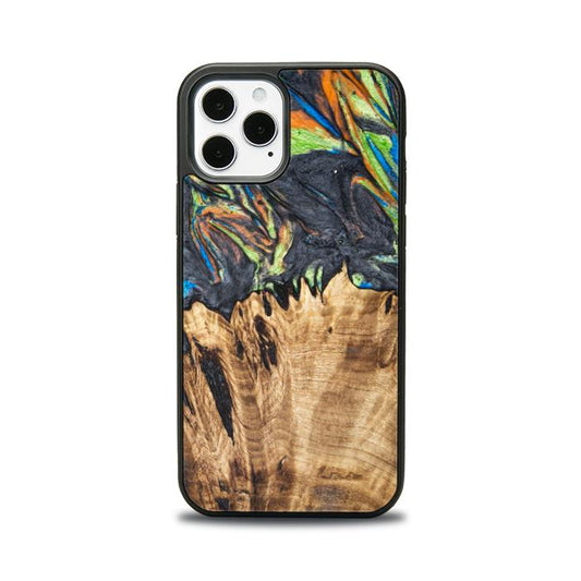 iPhone 12 Pro Etui na telefon z żywicy i drewna - SYNERGY#C22