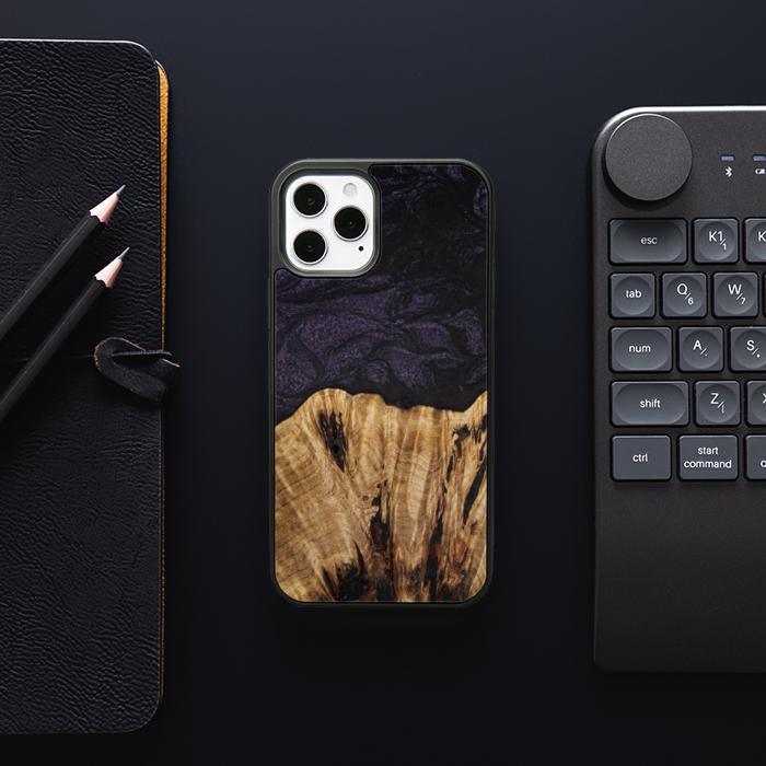iPhone 12 Pro Etui na telefon z żywicy i drewna - SYNERGY#C31