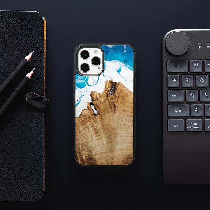 iPhone 12 Pro Etui na telefon z żywicy i drewna - SYNERGY#C41