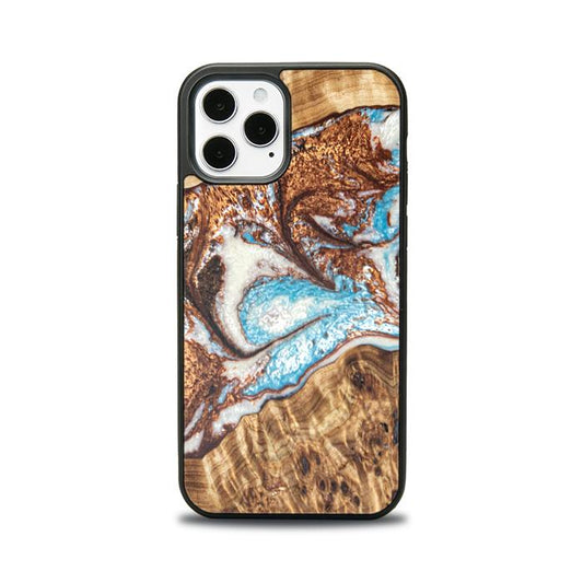 iPhone 12 Pro Resin & Wood Phone Case - Synergy#B11