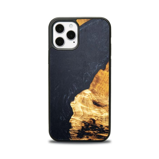 iPhone 12 Pro Resin & Wood Phone Case - Synergy#B18