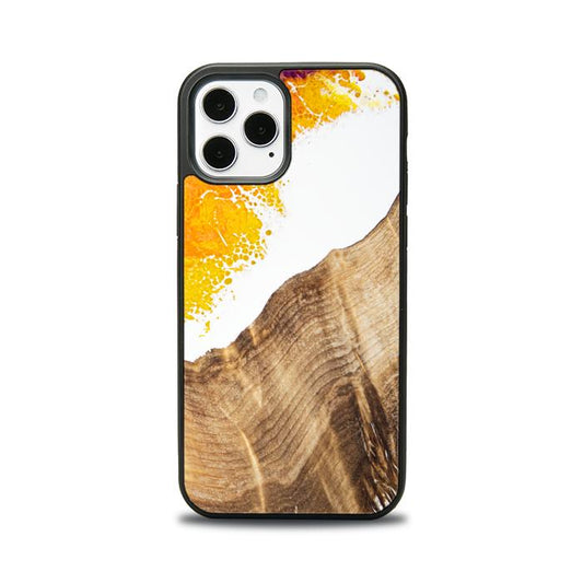 iPhone 12 Pro Resin & Wood Phone Case - Synergy#C28