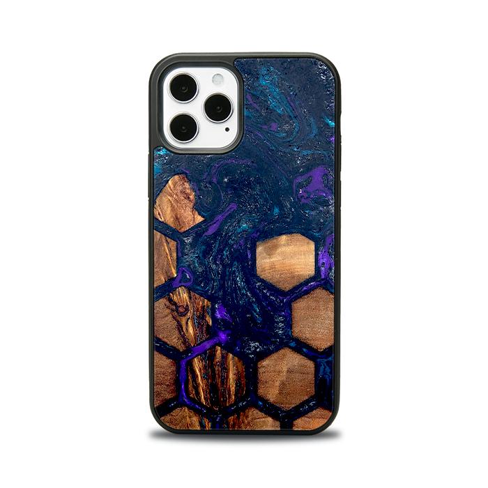 iPhone 12 Pro Handyhülle aus Harz und Holz - Synergy#D106