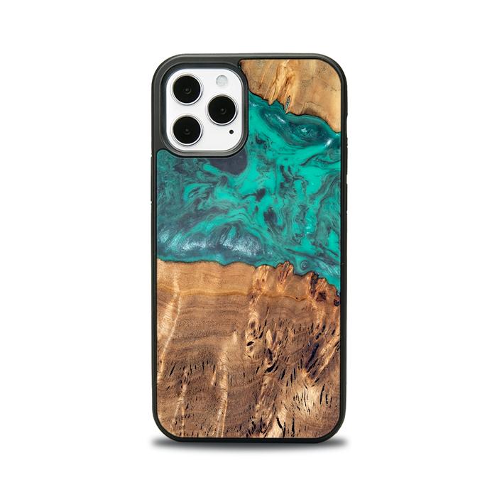 iPhone 12 Pro Handyhülle aus Harz und Holz - Synergy#D111