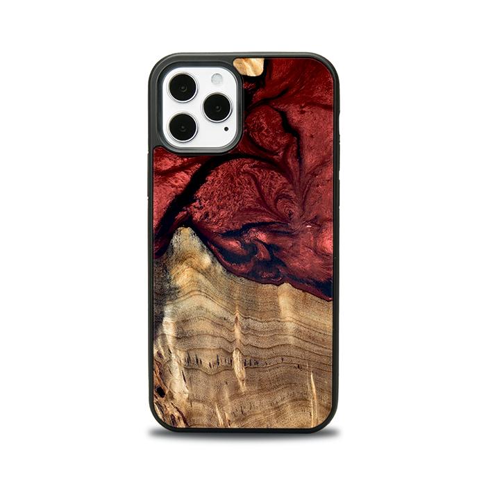 iPhone 12 Pro Etui na telefon z żywicy i drewna - Synergy#D122