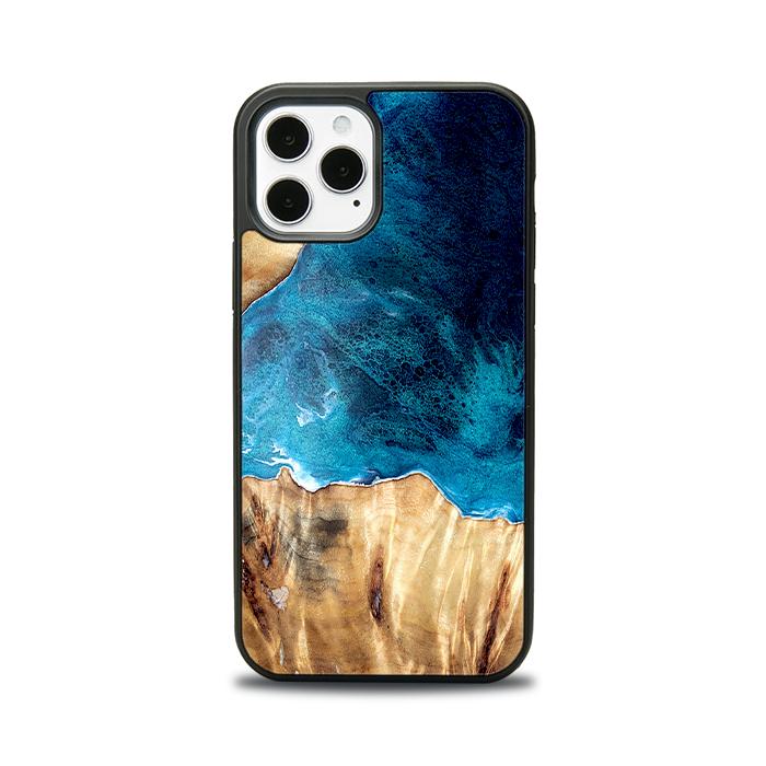 iPhone 12 Pro Etui na telefon z żywicy i drewna - Synergy#D127