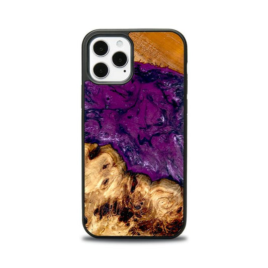 iPhone 12 Pro Handyhülle aus Harz und Holz - Synergy#D130