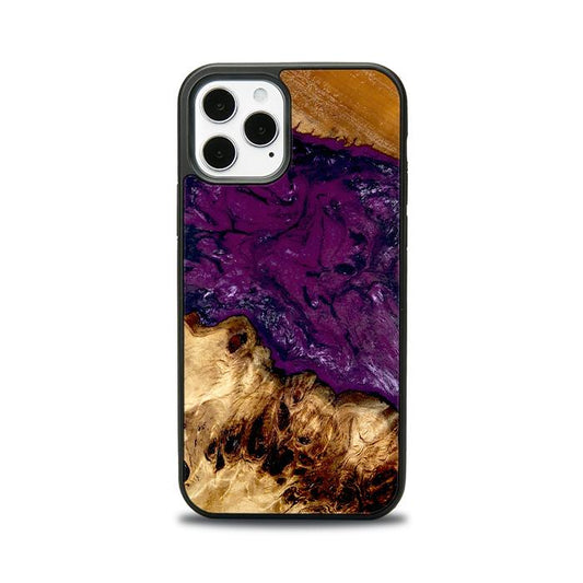 iPhone 12 Pro Handyhülle aus Harz und Holz - Synergy#D134