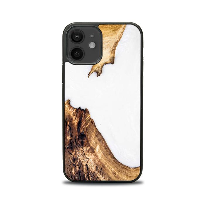 iPhone 12 etui na telefon z żywicy i drewna - SYNERGY#337
