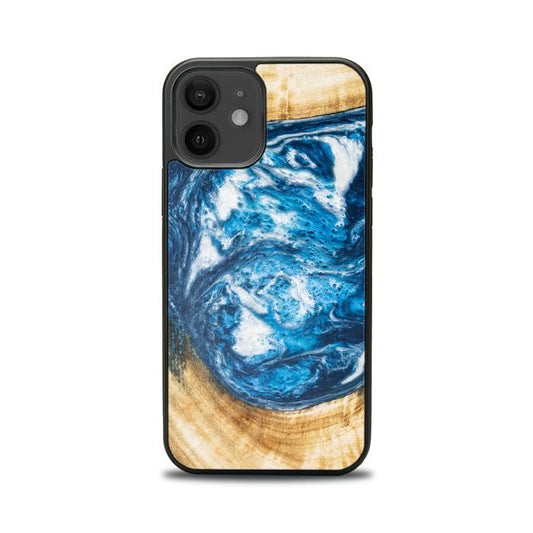 iPhone 12 etui na telefon z żywicy i drewna - SYNERGY#350