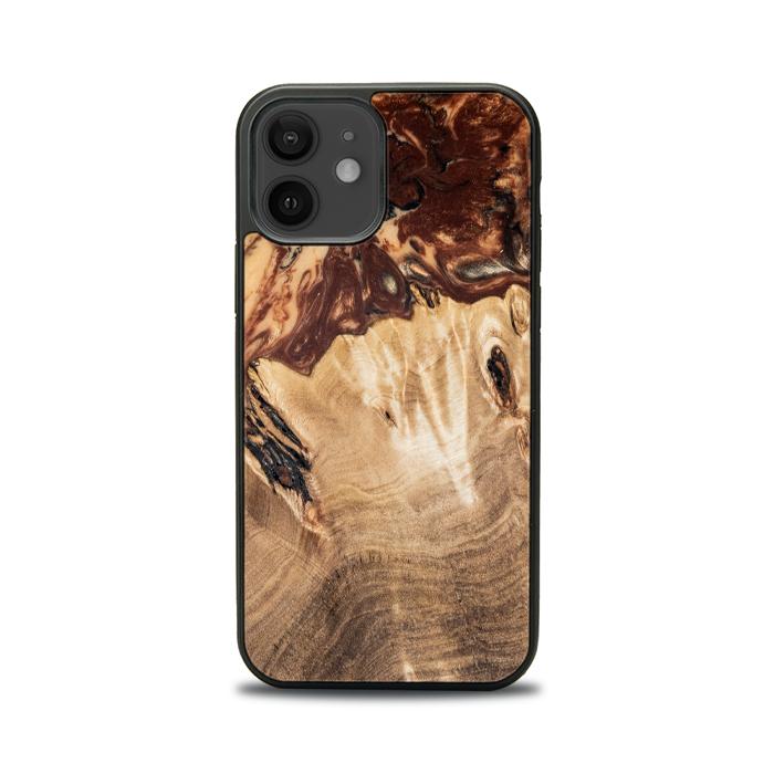 iPhone 12 etui na telefon z żywicy i drewna - SYNERGY# A100