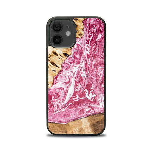 iPhone 12 etui na telefon z żywicy i drewna - SYNERGY# A99