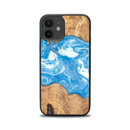 iPhone 12 etui na telefon z żywicy i drewna - SYNERGY#B03