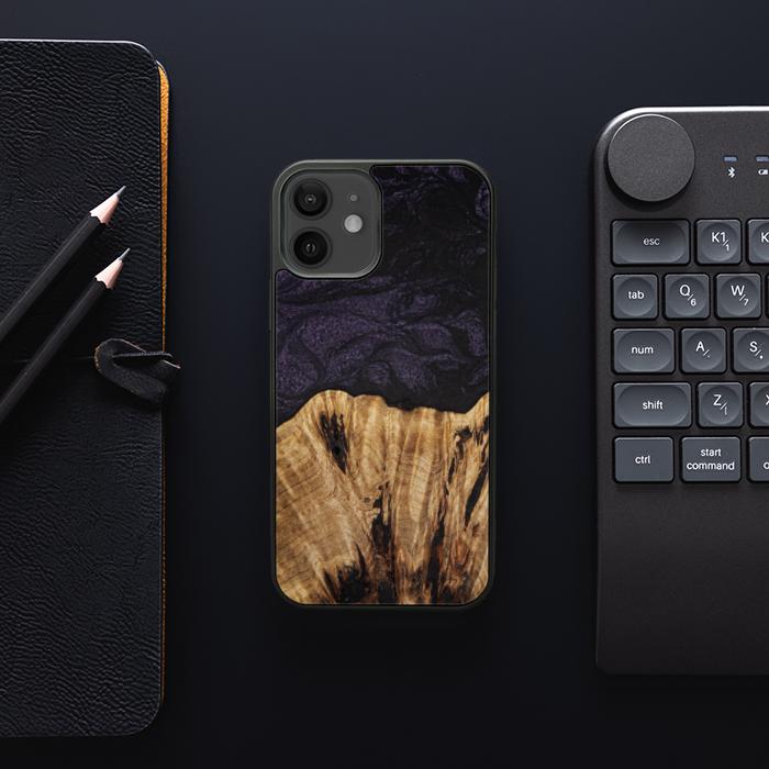 iPhone 12 Etui na telefon z żywicy i drewna - SYNERGY#C31
