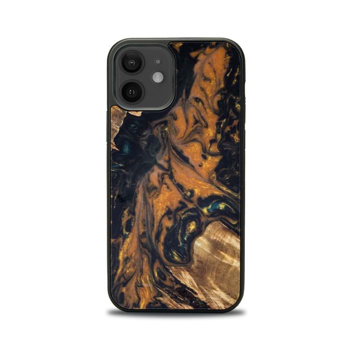 iPhone 12 etui na telefon z żywicy i drewna - Synergy#162