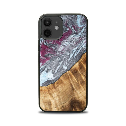iPhone 12 Resin & Wood Phone Case - Synergy#C12