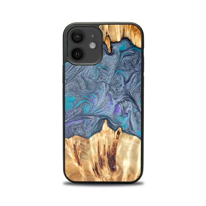 iPhone 12 Handyhülle aus Harz und Holz - Synergy#D135