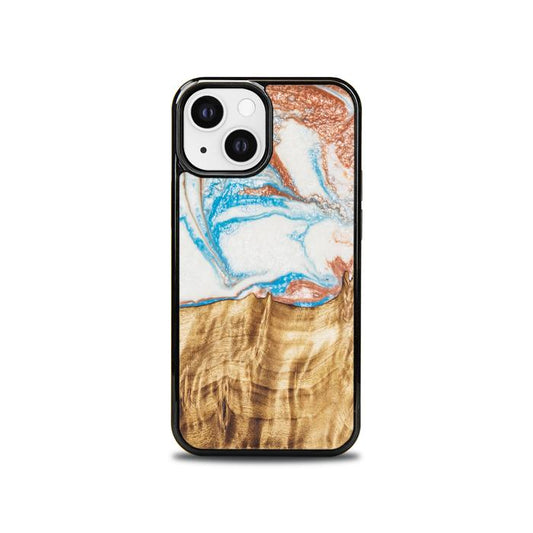 iPhone 13 Mini Etui na telefon z żywicy i drewna - SYNERGY#47