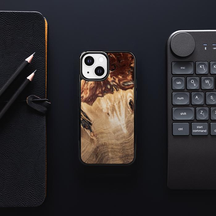 iPhone 13 Mini Etui na telefon z żywicy i drewna - SYNERGY#A100