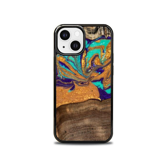 iPhone 13 Mini Resin & Wood Phone Case - SYNERGY#A122