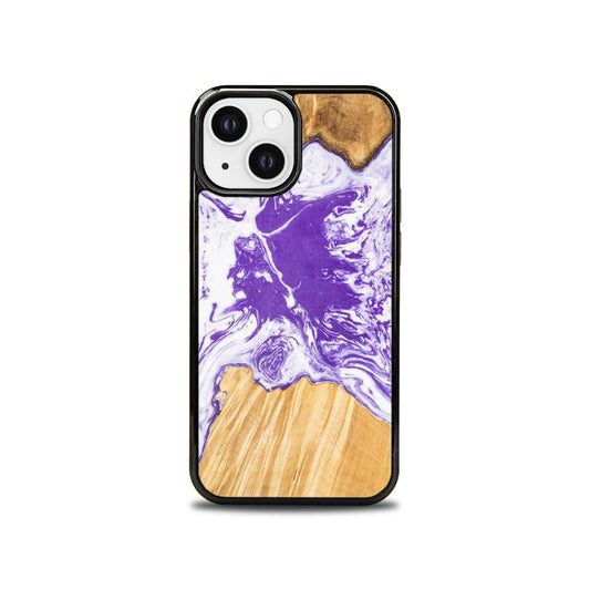 iPhone 13 Mini Etui na telefon z żywicy i drewna - SYNERGY# A80
