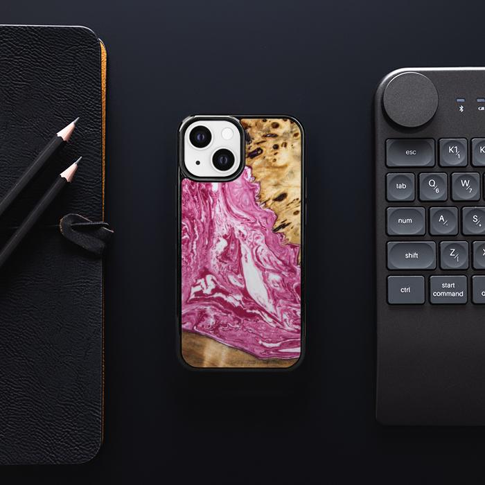 iPhone 13 Mini Resin & Wood Phone Case - Synergy#129