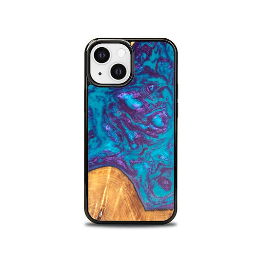 iPhone 13 Mini Resin & Wood Phone Case - Synergy#B28