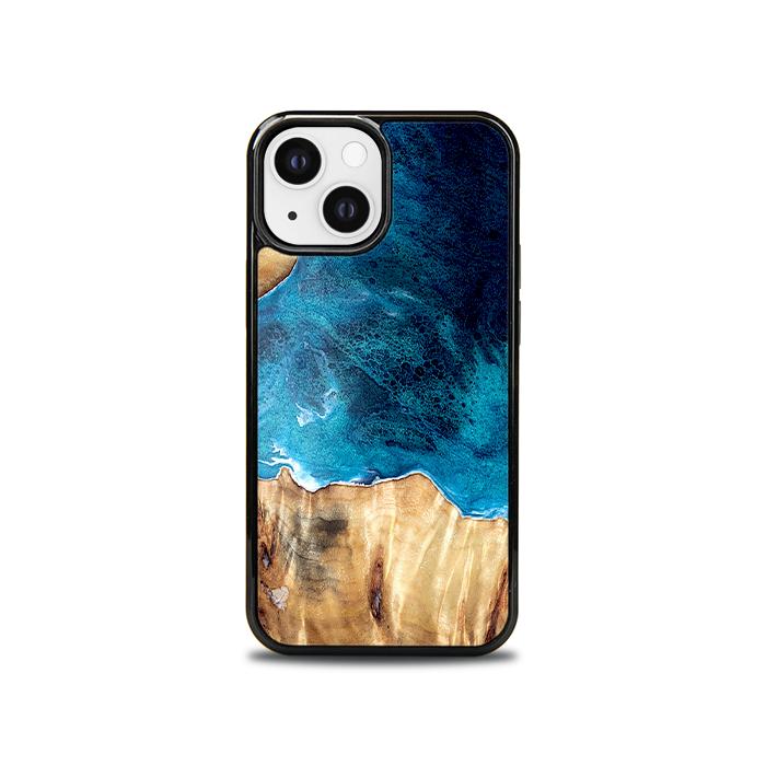 iPhone 13 Mini Etui na telefon z żywicy i drewna - Synergy#D127