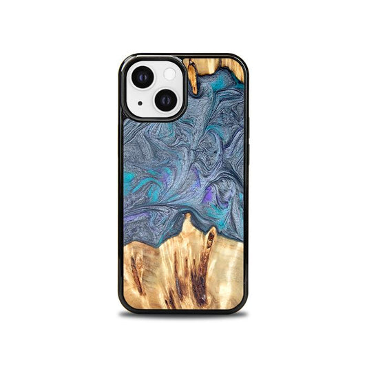 iPhone 13 Mini Handyhülle aus Harz und Holz - Synergy#D135