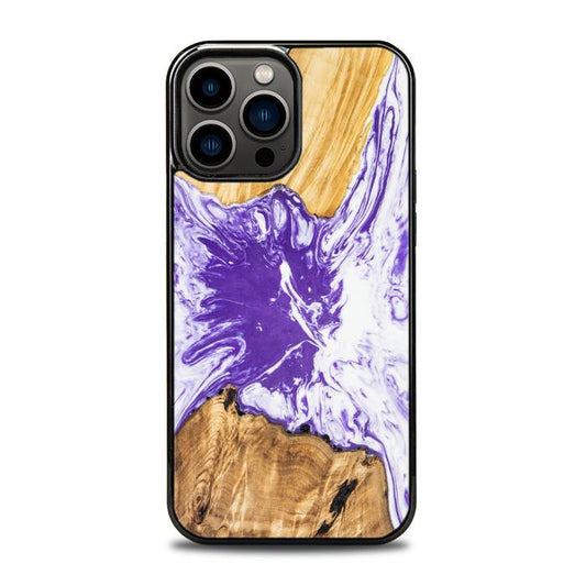 iPhone 13 Pro Max Handyhülle aus Kunstharz und Holz - SYNERGY# A79