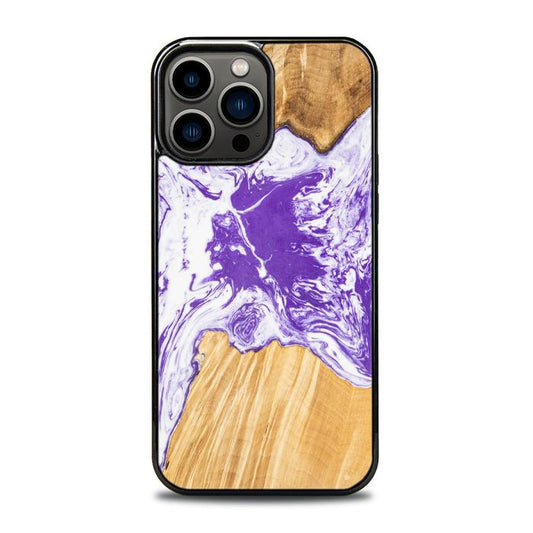 iPhone 13 Pro Max Etui na telefon z żywicy i drewna - SYNERGY# A80