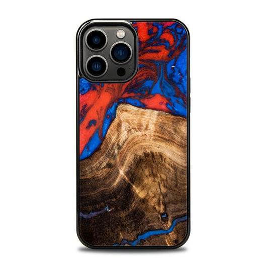 iPhone 13 Pro Max Handyhülle aus Kunstharz und Holz - SYNERGY# A82