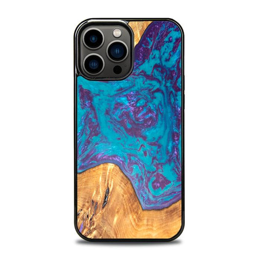 iPhone 13 Pro Max Etui na telefon z żywicy i drewna - SYNERGY#B25