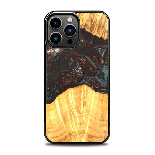 iPhone 13 Pro Max Handyhülle aus Kunstharz und Holz - SYNERGY#B42