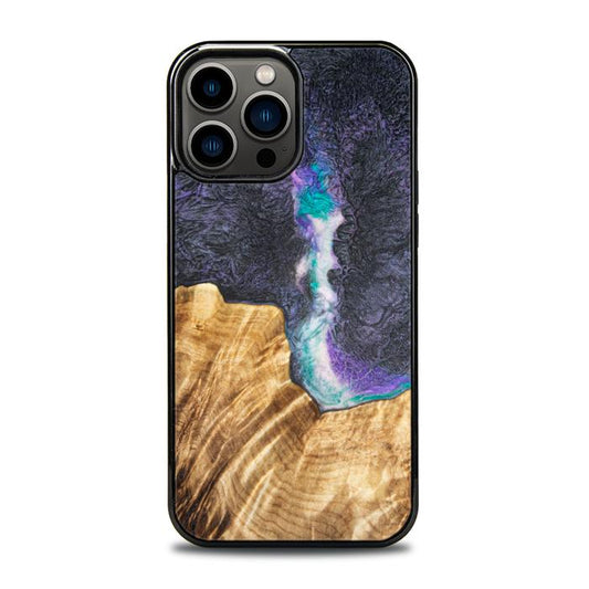iPhone 13 Pro Max Etui na telefon z żywicy i drewna - SYNERGY#C7